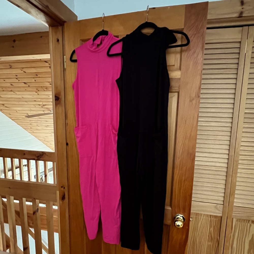 Smash & Tess 2 Audrey mock neck sleeveless rompers!